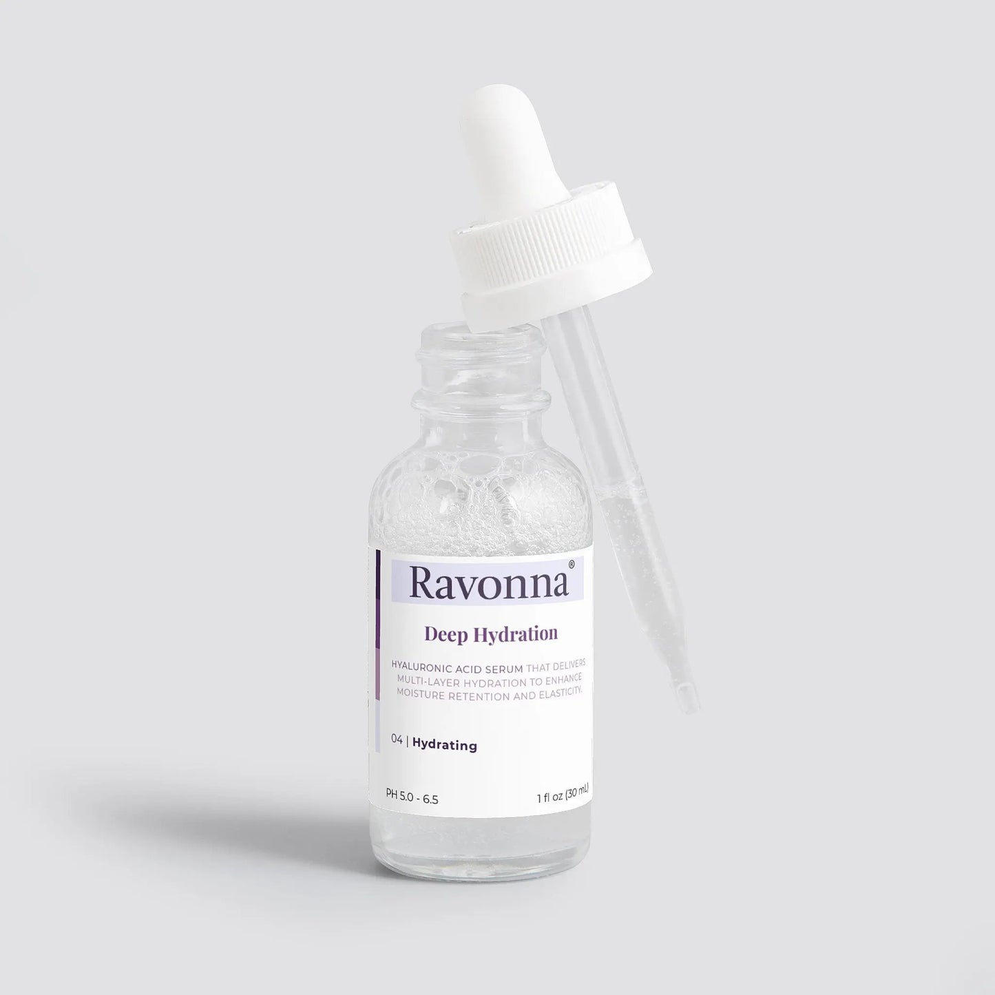 Deep Hydration Serum bottle with dropper – Ravonna