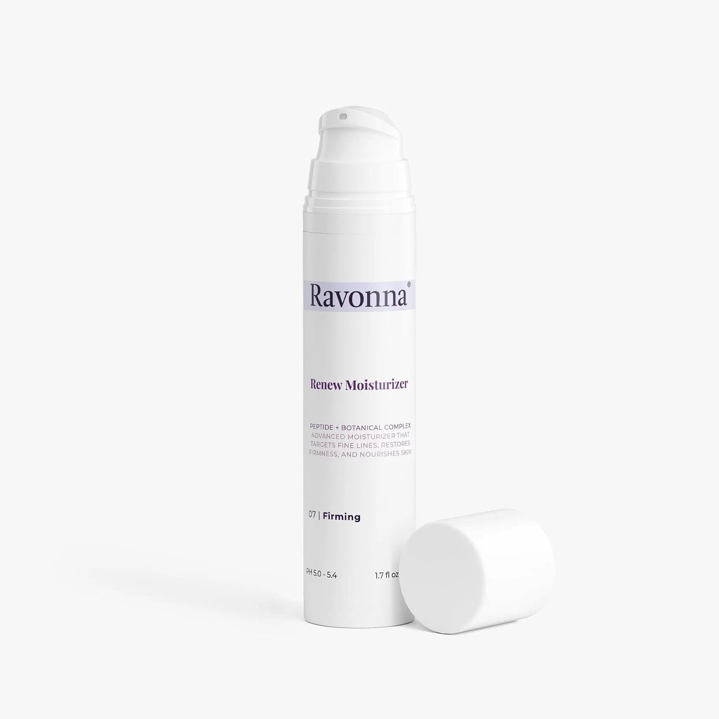 Renew Moisturizer bottle on white background – Ravonna