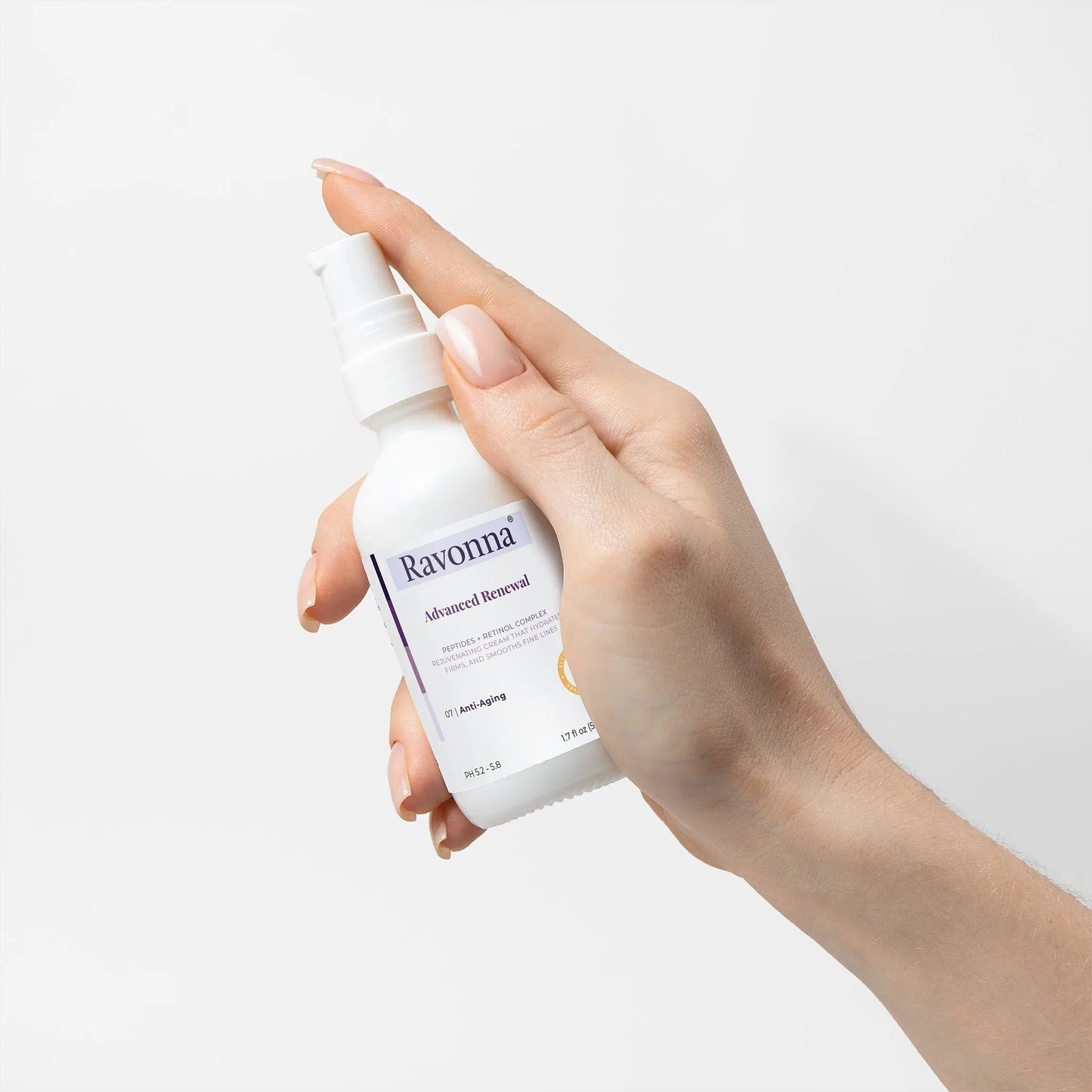 Applying Advanced Renewal Cream with gentle motion – Ravonna