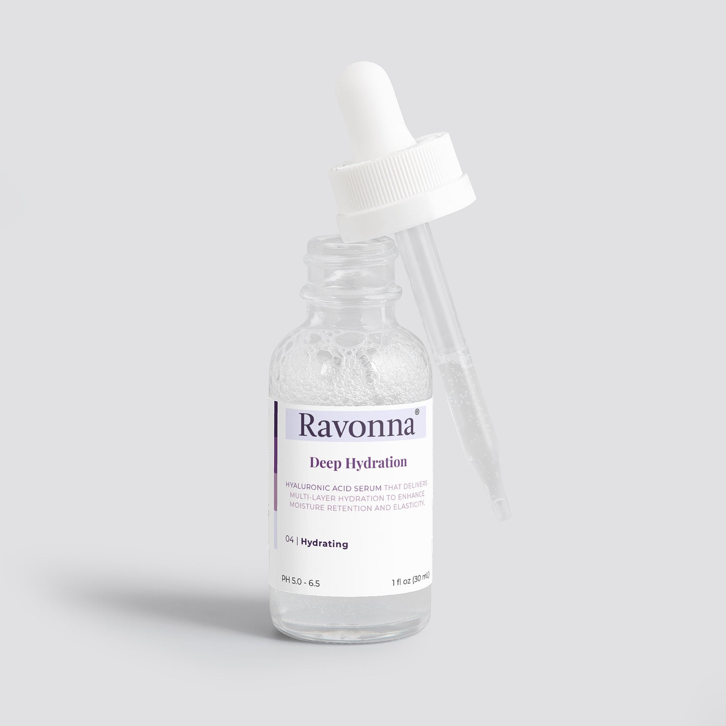 Deep Hydration Serum — Multi-Weight Hyaluronic Acid (4 Types), 1 fl oz