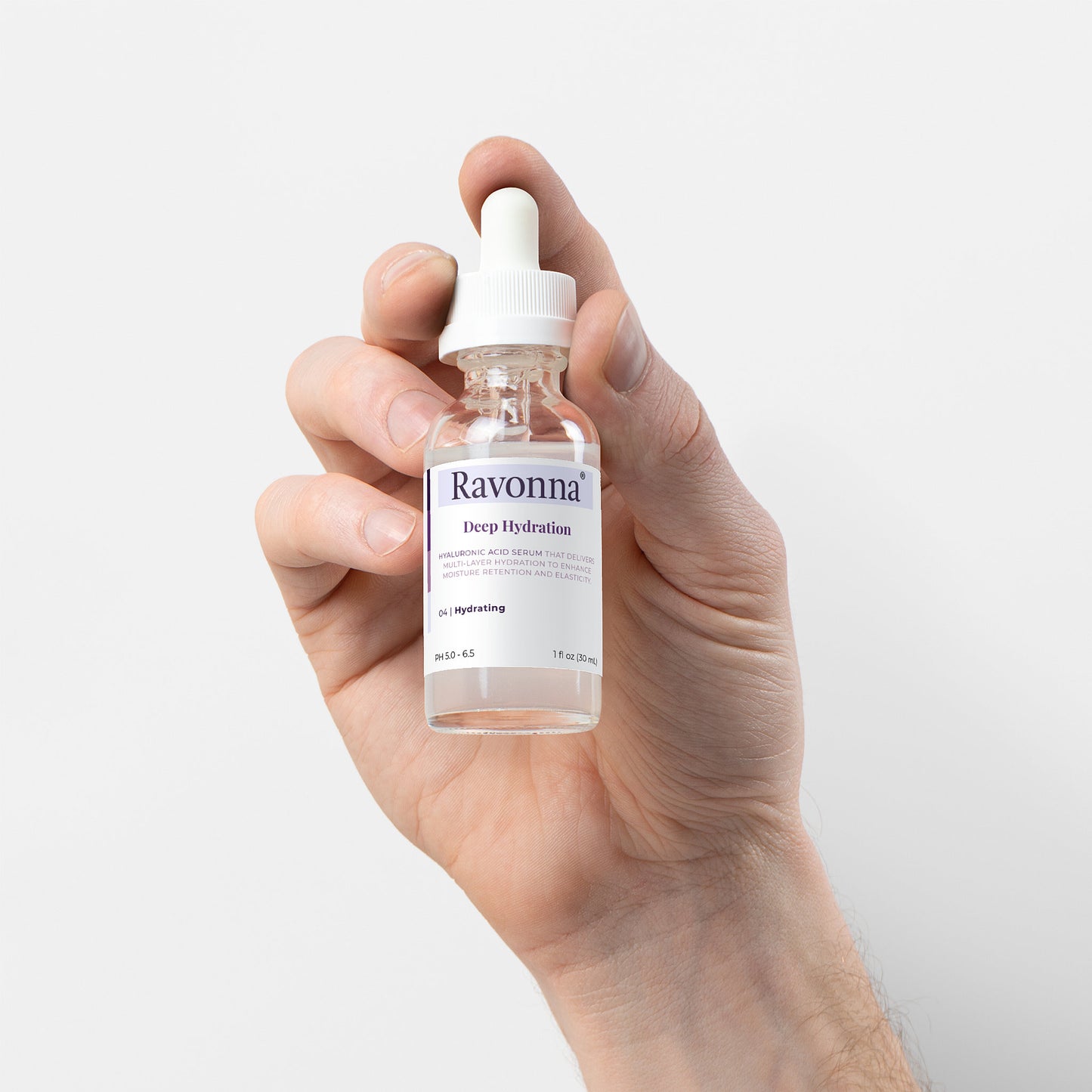 Deep Hydration Serum — Multi-Weight Hyaluronic Acid (4 Types), 1 fl oz