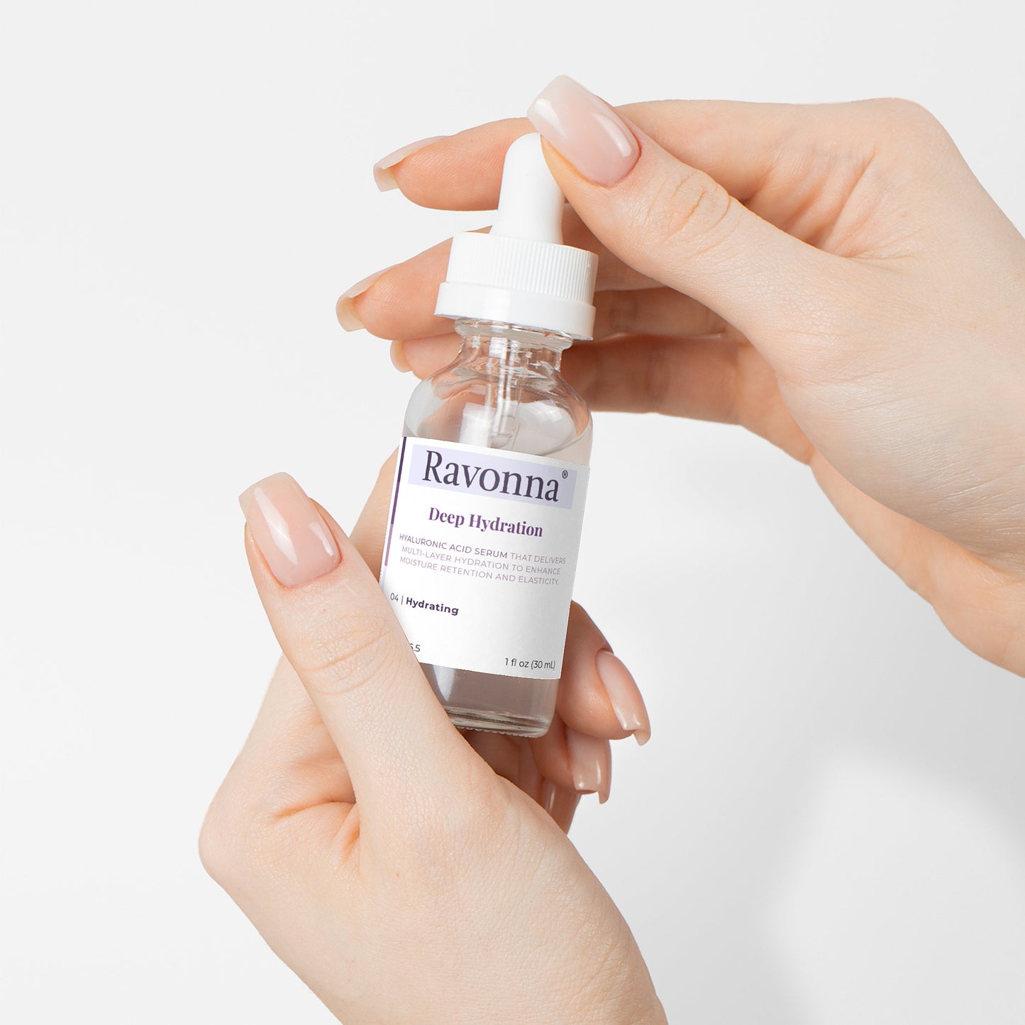 Deep Hydration Serum — Multi-Weight Hyaluronic Acid (4 Types), 1 fl oz