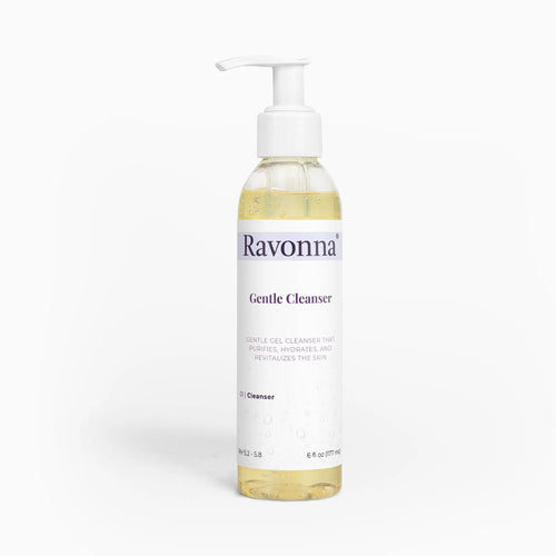 Gentle Cleanser bottle with botanical cleansing gel – Ravonna