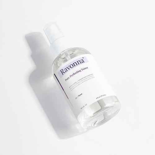 Pore Perfecting Toner bottle with niacinamide and botanical complex – Ravonna