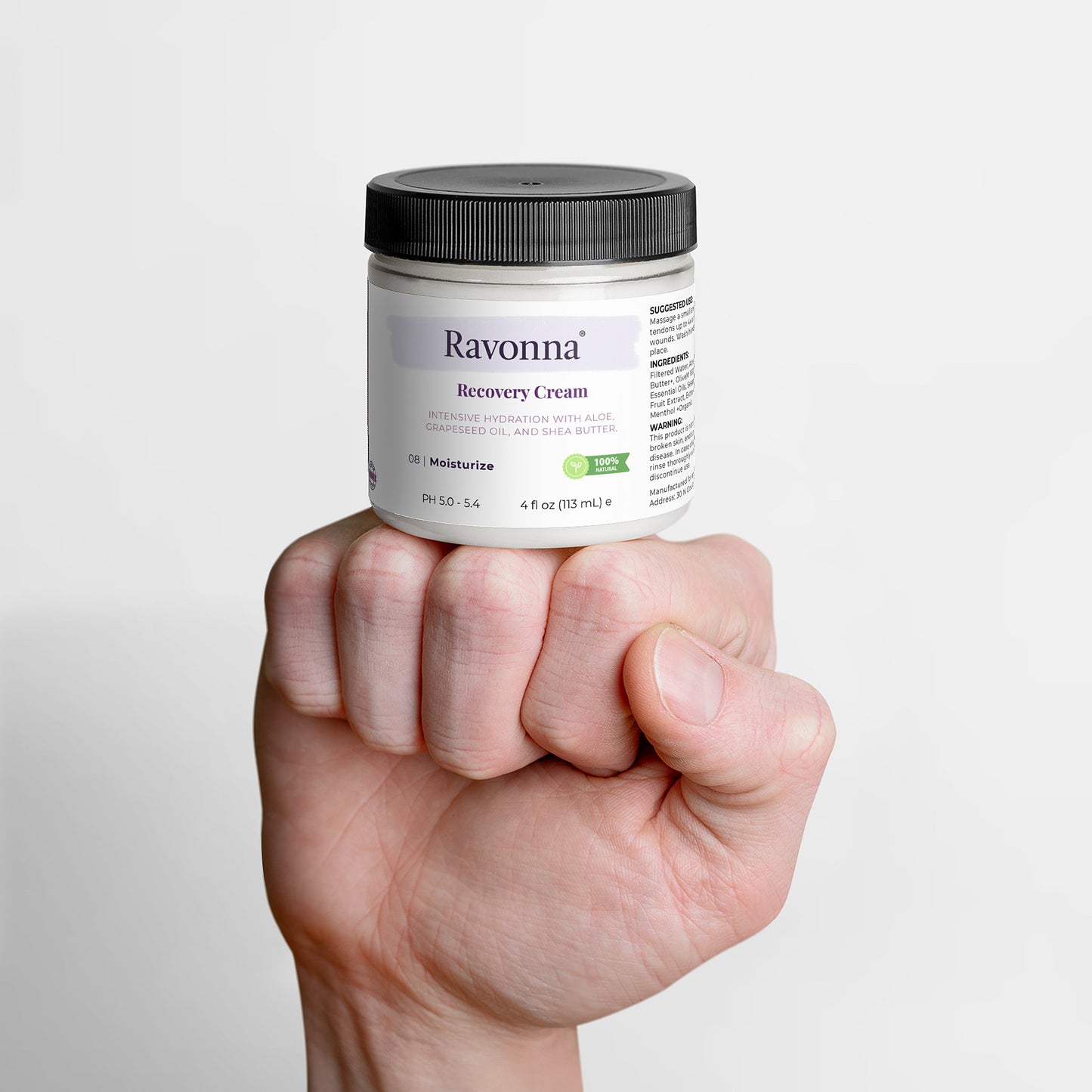 Recovery Cream — Aloe + Botanical Comfort Blend, 4 oz