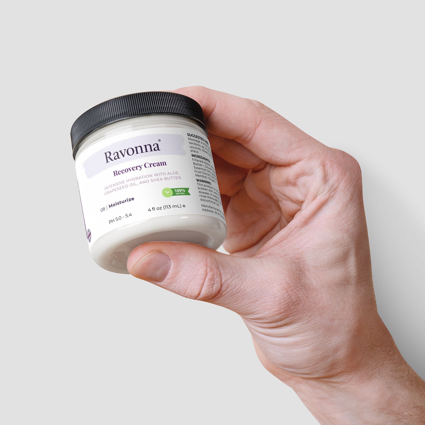 Recovery Cream — Aloe + Botanical Comfort Blend, 4 oz