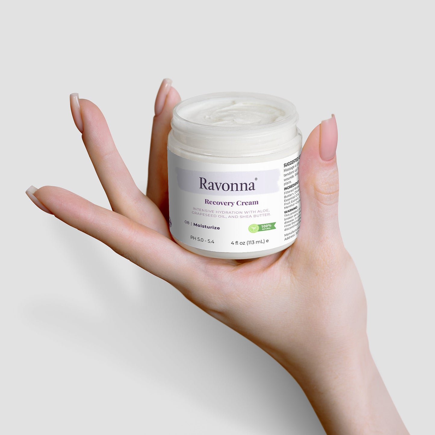 Recovery Cream — Aloe + Botanical Comfort Blend, 4 oz