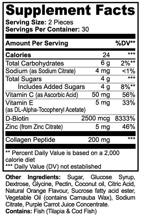 Glow Gummies — Collagen + Vitamin C, 60 gummies
